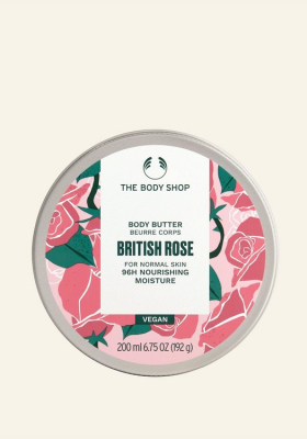British Rose telové maslo 200ml - The Body Shop