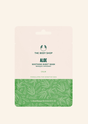 Upokojujúca Aloe textilná maska - The Body Shop