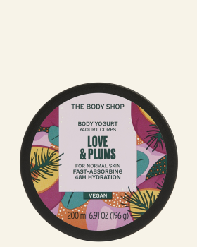 Love & Plums telový jogurt 200ml - The Body Shop