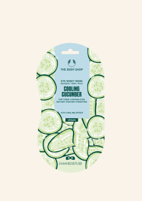 Cooling Cucumber - textilná maska na očné okolie - The Body Shop