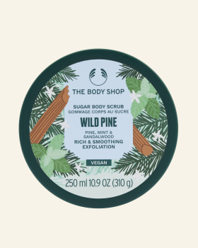 Wild Pine - telový peeling 250ml - The Body Shop