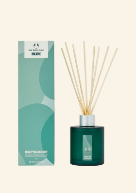 Breathe Eucalyptus & Rosemary Renewing Fragrance Diffuser 125ml 125 ml - The Body Shop