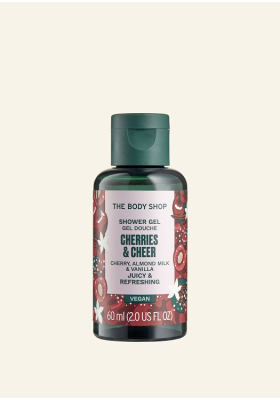 Cherries & Cheer sprchovací gél 60ml - The Body Shop