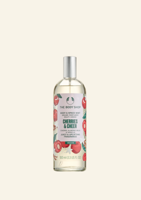 Cherries & Cheer telový a interiérový sprej 100ml - The Body Shop